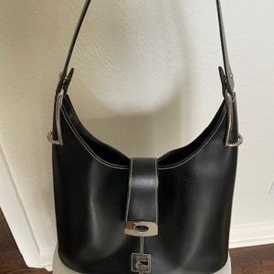 Dooney & Bourke Black Crescent Shoulder bag, Handbag, purse